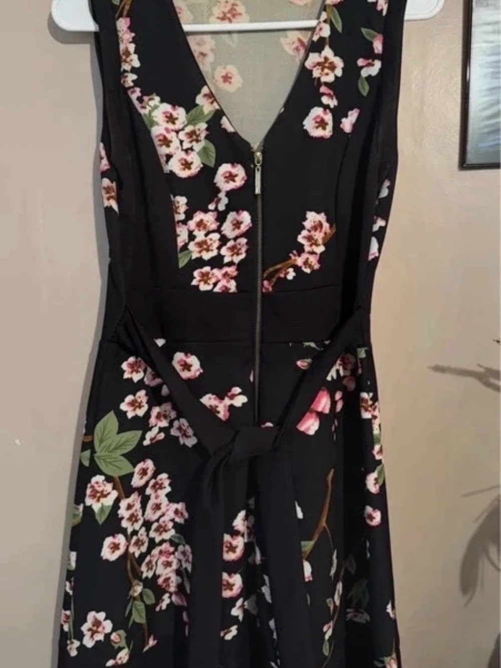 Wall G Women’s Floral Fit & Flare Dress – Size Large